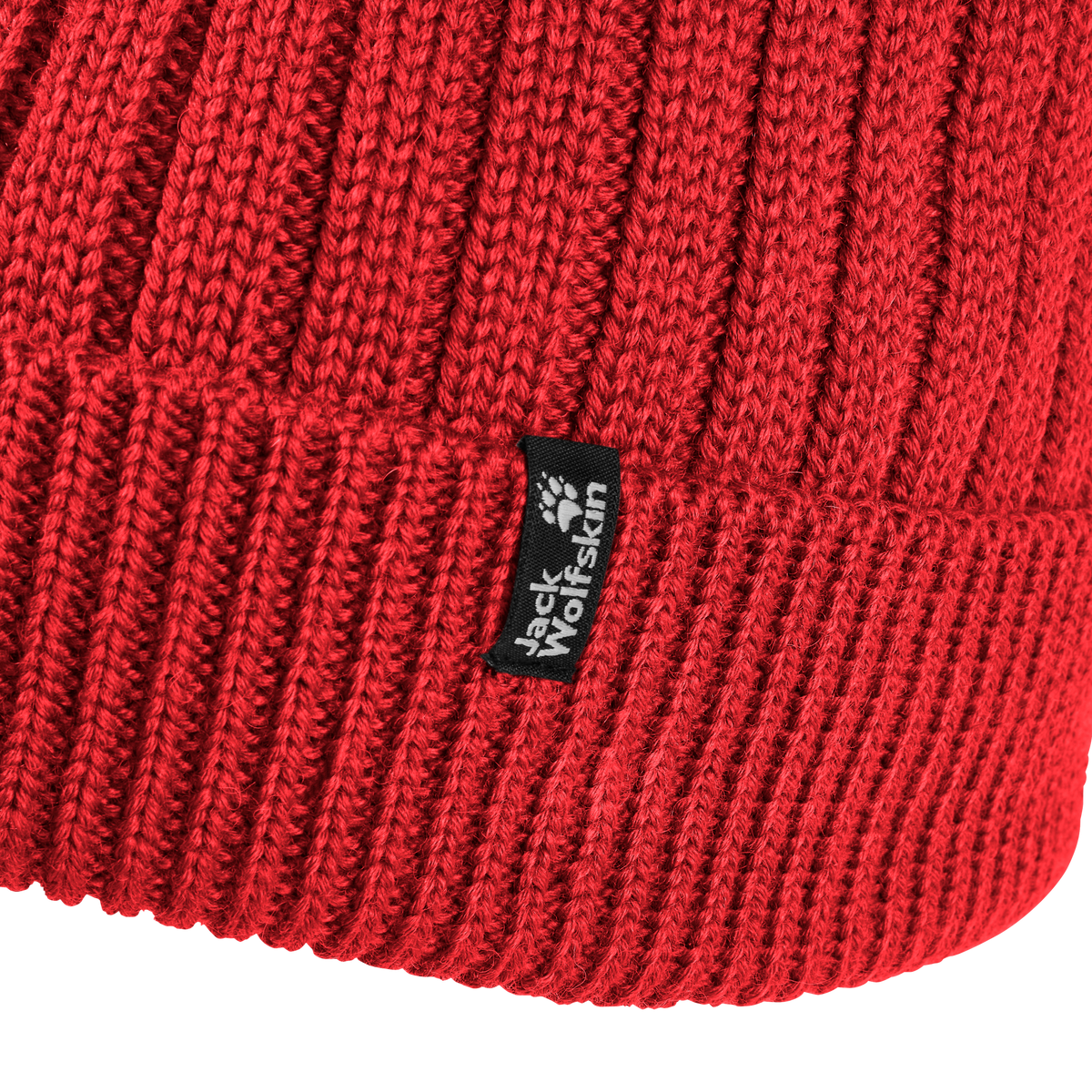 Jack Wolfskin POM POM BEANIE Unisex Wollmütze Siren Red 9-a330