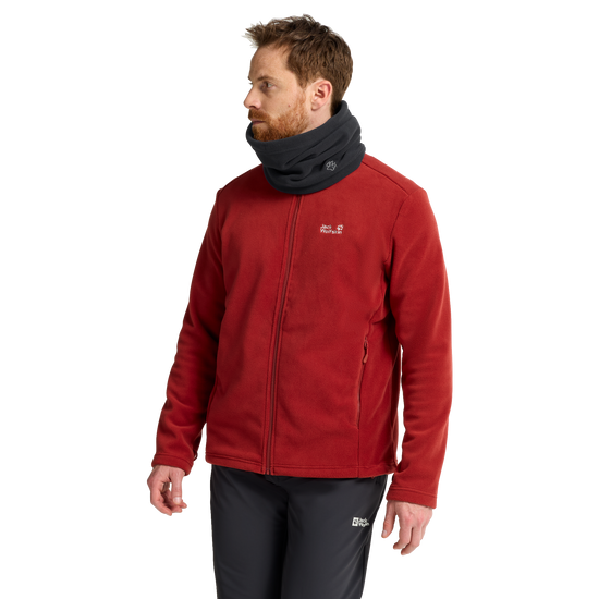 Jack Wolfskin VERTIGO PAW LOOP Unisex Fleece-Schlauchschal Black studio