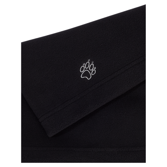 Jack Wolfskin VERTIGO PAW LOOP Unisex Fleece-Schlauchschal Black detail