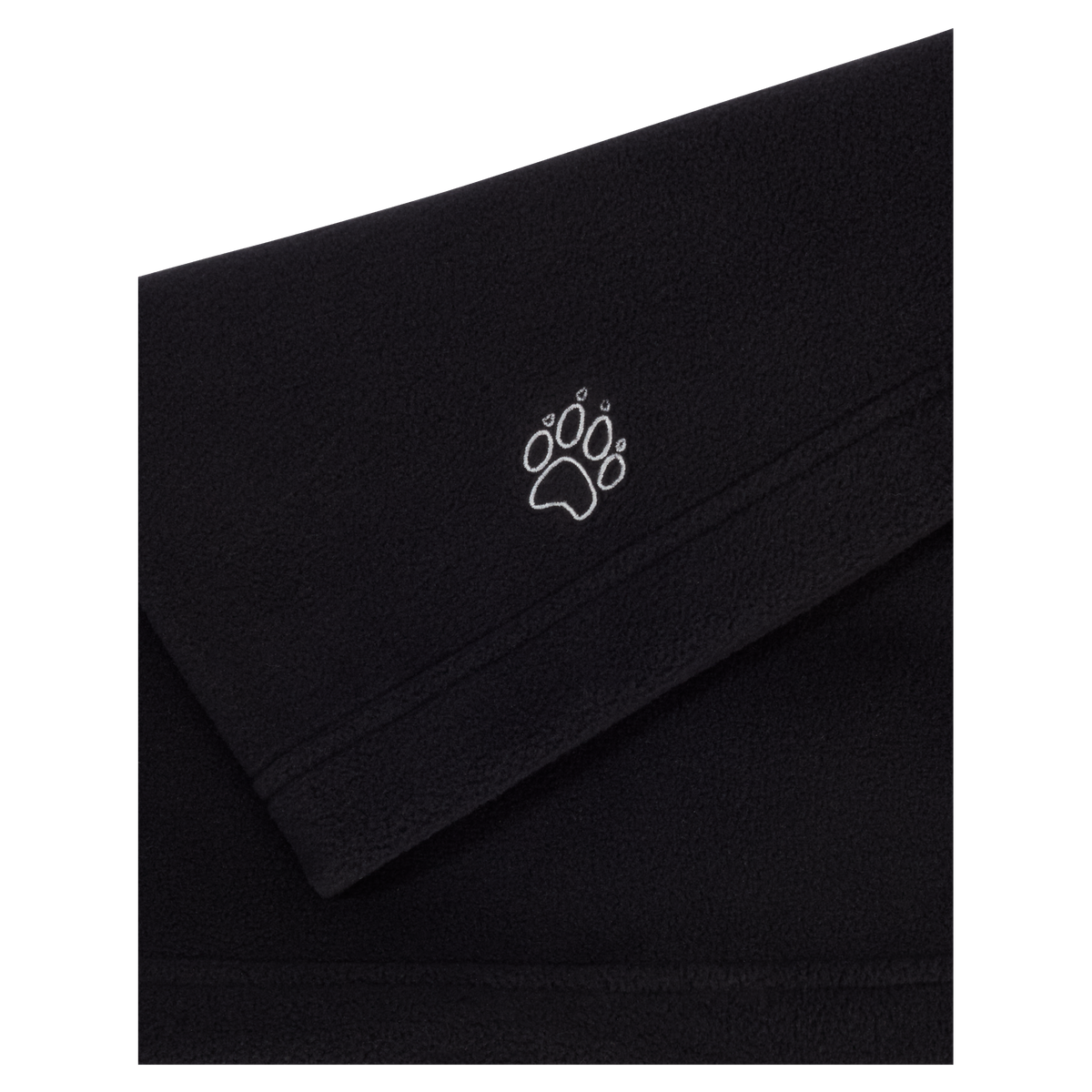 Jack Wolfskin VERTIGO PAW LOOP Unisex Fleece-Schlauchschal Black detail