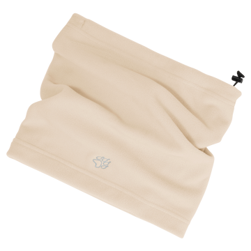 Jack Wolfskin VERTIGO PAW LOOP Unisex Fleece-Schlauchschal Oyster front packshot