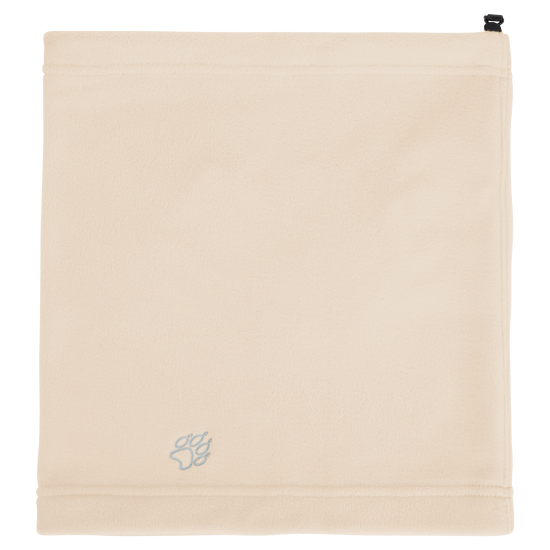 Jack Wolfskin VERTIGO PAW LOOP Unisex Fleece-Schlauchschal Oyster rear packshot