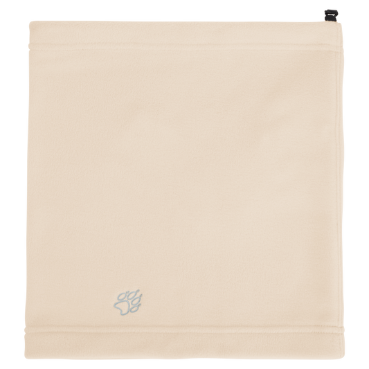 Jack Wolfskin VERTIGO PAW LOOP Unisex Fleece-Schlauchschal Oyster rear packshot