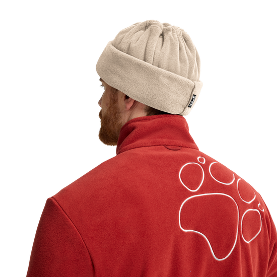 Jack Wolfskin VERTIGO PAW LOOP Unisex Fleece-Schlauchschal Oyster studio