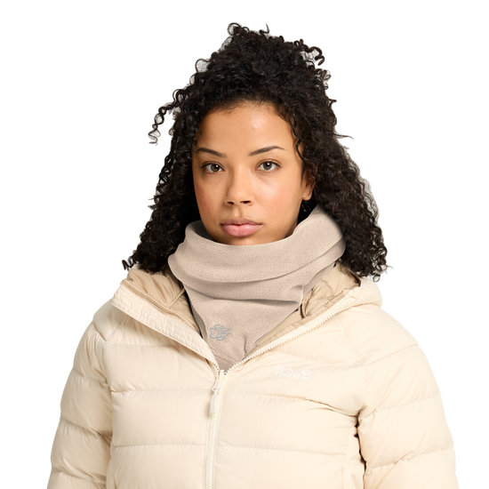 Jack Wolfskin VERTIGO PAW LOOP Unisex Fleece-Schlauchschal Oyster studio
