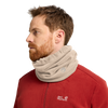 Jack Wolfskin VERTIGO PAW LOOP Unisex Fleece-Schlauchschal Oyster studio