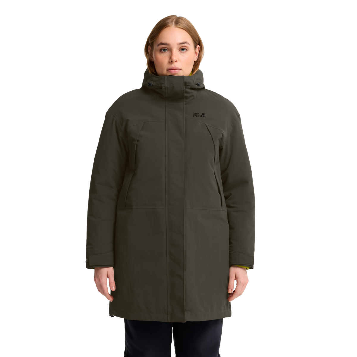 Jack Wolfskin ICE FLARE PARKA W – Obsidian Moss – 1-ma100