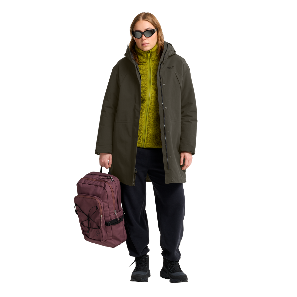 Jack Wolfskin ICE FLARE PARKA W – Obsidian Moss – 3-ma110