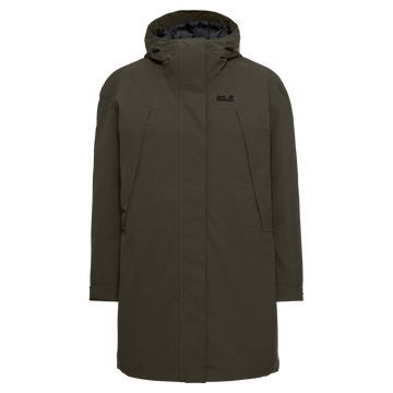 Jack Wolfskin ICE FLARE PARKA W – Obsidian Moss – 9-a100