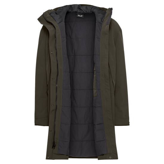 Jack Wolfskin ICE FLARE PARKA W – Obsidian Moss – 9-a105