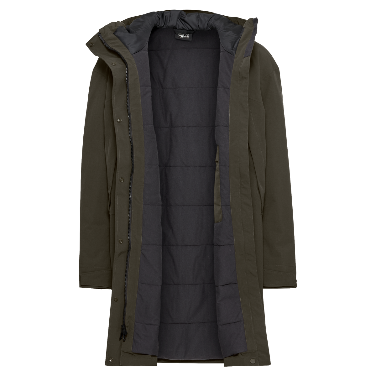 Jack Wolfskin ICE FLARE PARKA W – Obsidian Moss – 9-a105