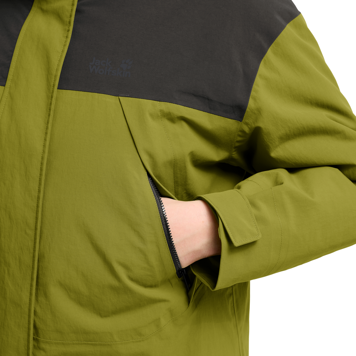 Jack Wolfskin ICE FLARE Isolationsjacke Damen – Khaki Green – 4-ma131