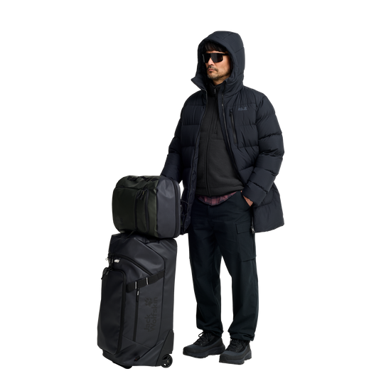 Jack Wolfskin LAKE RIDGE VEST M Herren Fleeceweste Black – Studioaufnahme
