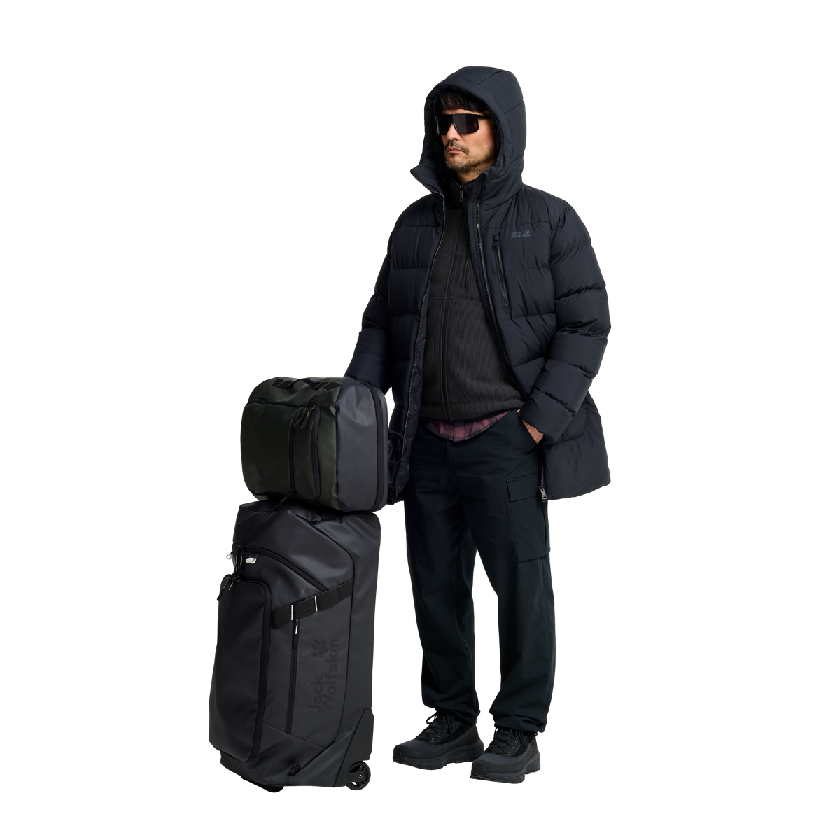 Jack Wolfskin LAKE RIDGE VEST M Herren Fleeceweste Black – Studioaufnahme