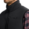 Jack Wolfskin LAKE RIDGE VEST M Herren Fleeceweste Black – Detailansicht