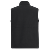 Jack Wolfskin LAKE RIDGE VEST M Herren Fleeceweste Black – Packshot Rückansicht