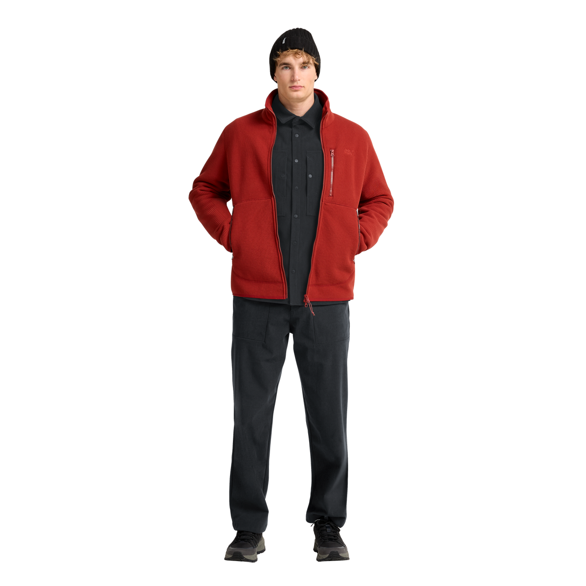Jack Wolfskin SENSORA SHIRT M long-sleeved shirt men Phantom – view 7
