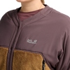 Jack Wolfskin SENSORA HYBRID JKT W Fleecejacke Damen – Peanut