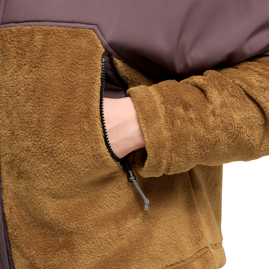Jack Wolfskin SENSORA HYBRID JKT W Fleecejacke Damen – Peanut