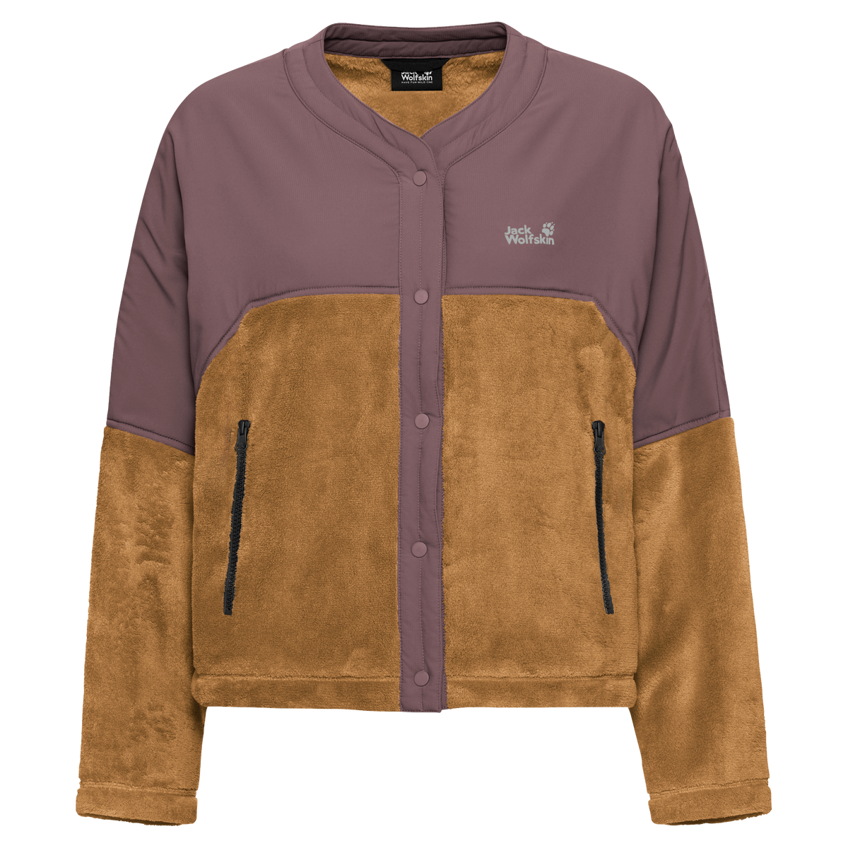 Jack Wolfskin SENSORA HYBRID JKT W Fleecejacke Damen – Peanut
