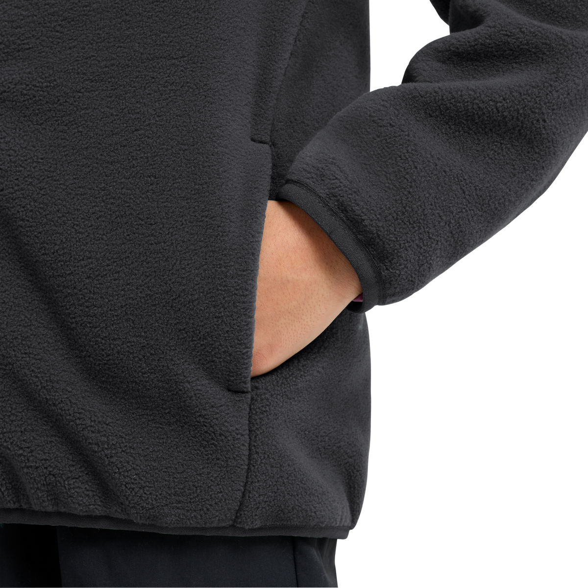 Jack Wolfskin TAUNUS 200 FZ K Kinder Fleecejacke Black 4-ma133