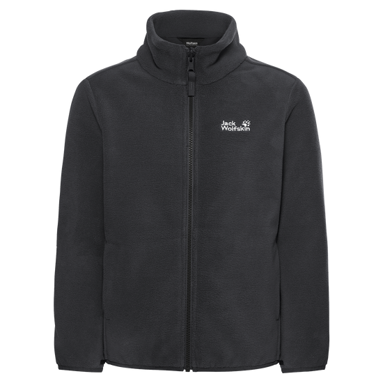 Jack Wolfskin TAUNUS 200 FZ K Kinder Fleecejacke Black 9-a100