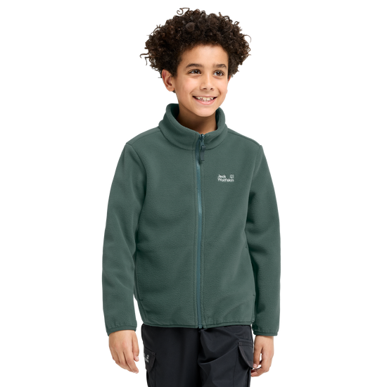 Jack Wolfskin TAUNUS 200 FZ K Kinder Fleecejacke Sago Palm 1-ma100