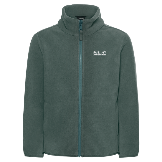 Jack Wolfskin TAUNUS 200 FZ K Kinder Fleecejacke Sago Palm 9-a100