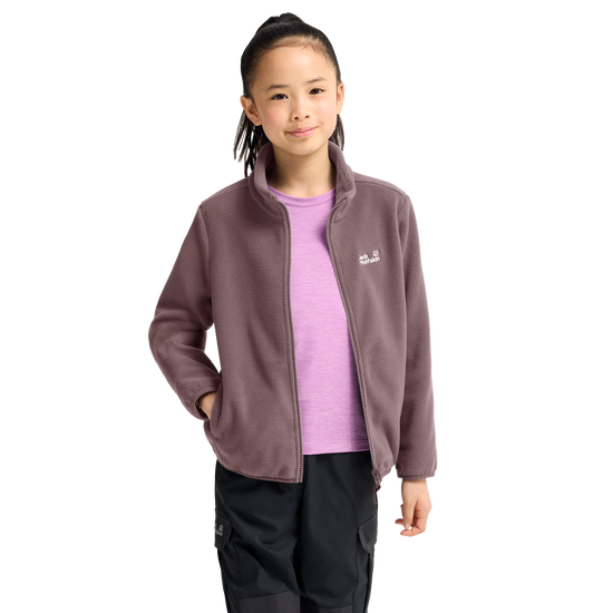 Jack Wolfskin TAUNUS 200 FZ K Kinder Fleecejacke Sheer Plum 4-ma125