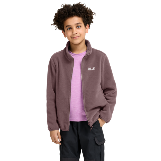 Jack Wolfskin TAUNUS 200 FZ K Kinder Fleecejacke Sheer Plum 4-ma130
