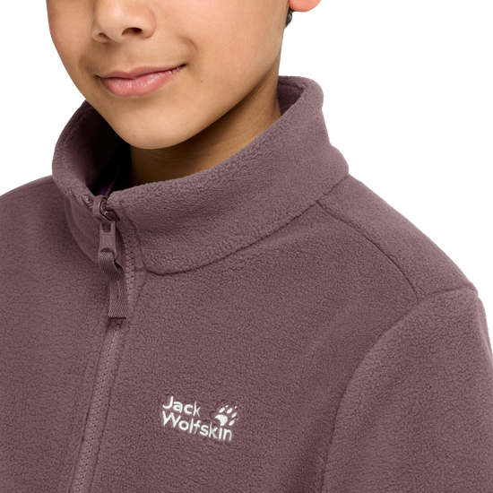 Jack Wolfskin TAUNUS 200 FZ K Kinder Fleecejacke Sheer Plum 4-ma132