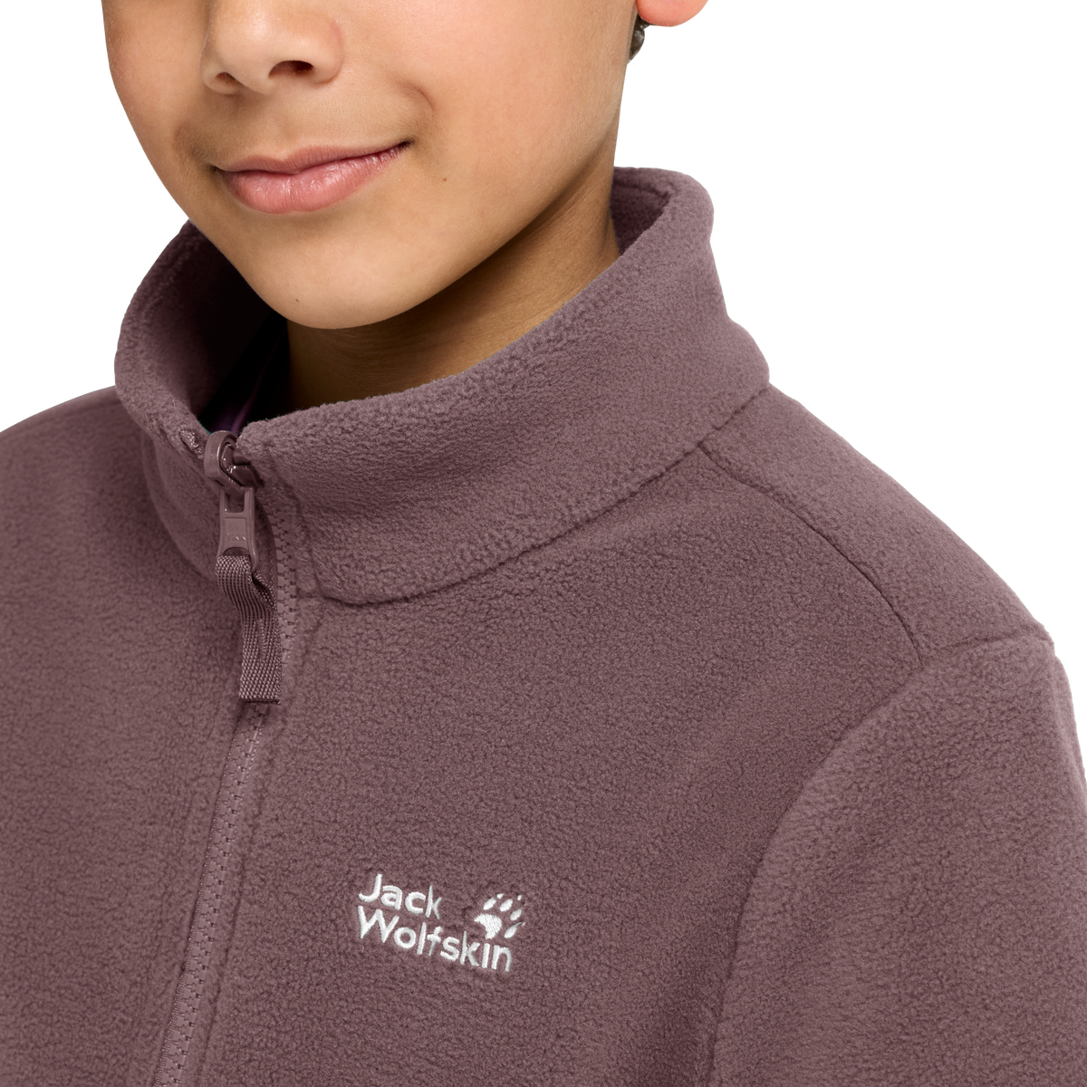 Jack Wolfskin TAUNUS 200 FZ K Kinder Fleecejacke Sheer Plum 4-ma132