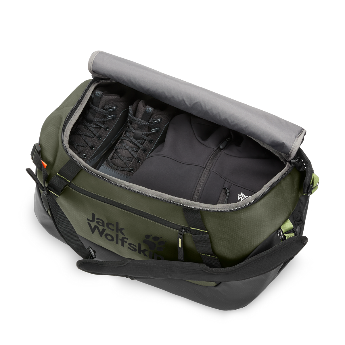 Jack Wolfskin TECTON DUFFLE 35 Riche Olive 9-e140