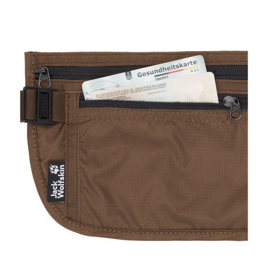 Jack Wolfskin DOCUMENT BELT DE LUXE Bauchtasche Fawn 9-e426