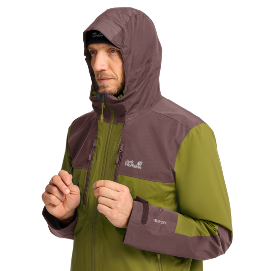 Jack Wolfskin JASPER DECADE 3IN1 Khaki Green – 4-ma131