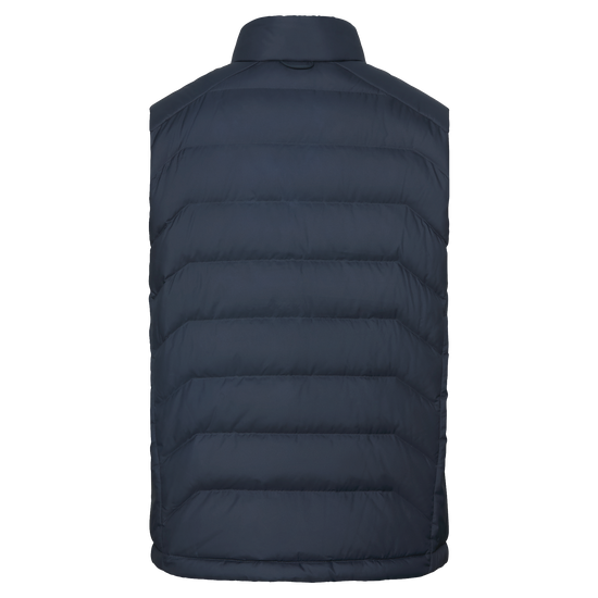 Jack Wolfskin WILD PASS DOWN VEST M RDS Herren Daunenweste Midnight Sky – Packshot Rückansicht