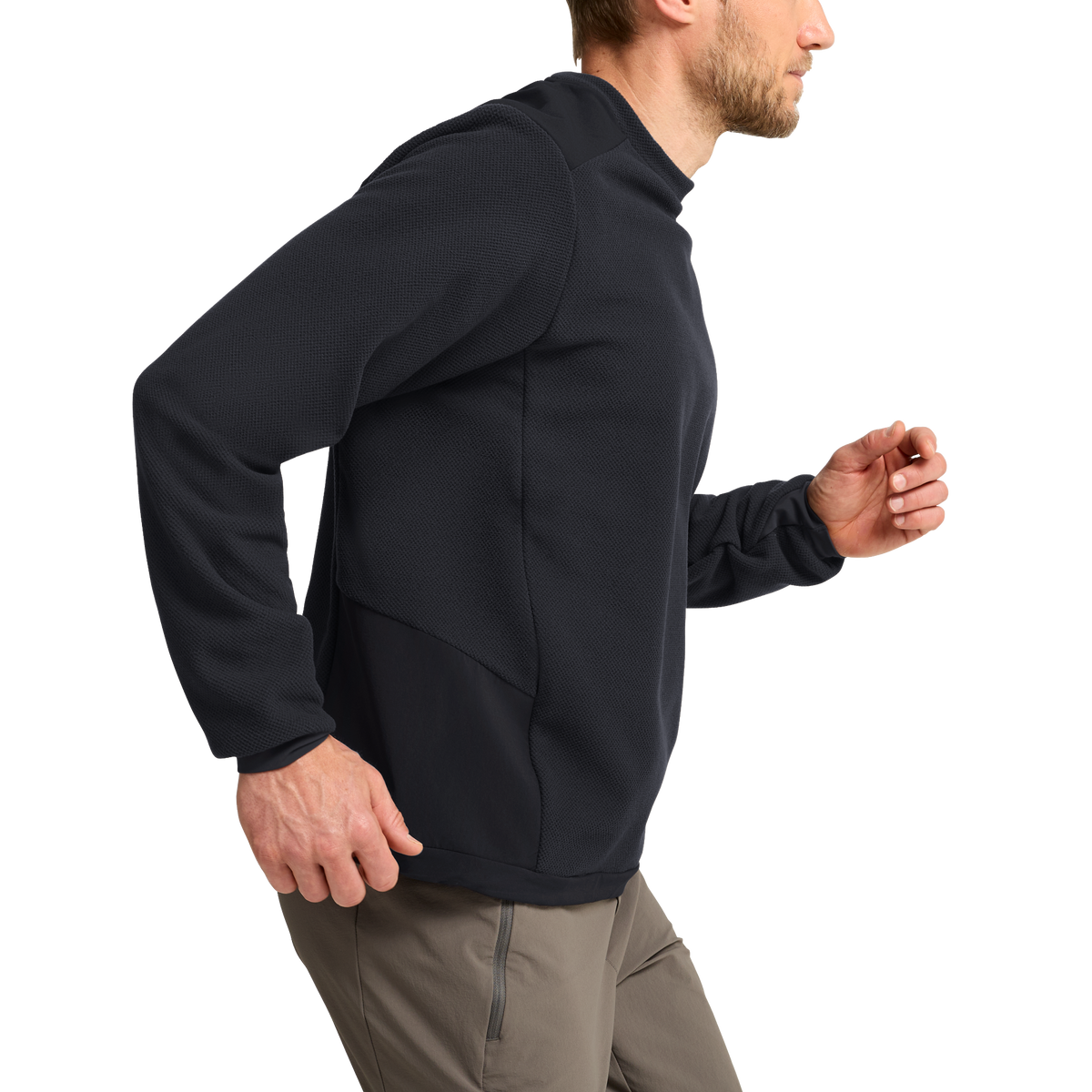 Jack Wolfskin COLD RIDGE CREWNECK M Phantom Detail 3