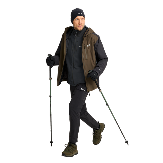 Jack Wolfskin COLD RIDGE JKT M Herren Fleecejacke Phantom – Studioaufnahme 3-ma110