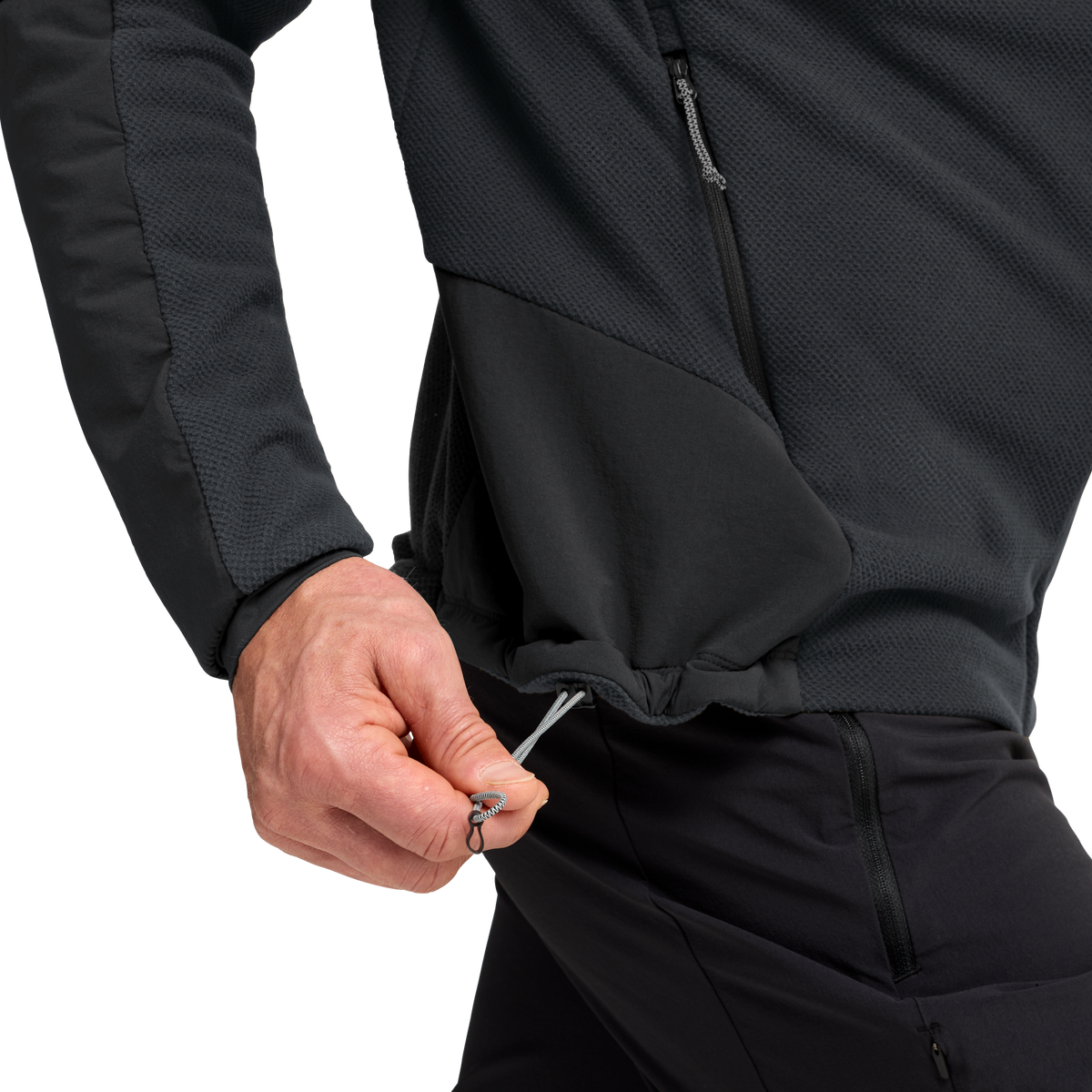 Jack Wolfskin COLD RIDGE JKT M Herren Fleecejacke Phantom – Detailansicht 4-ma130