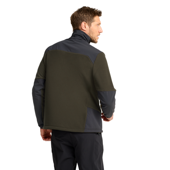 Jack Wolfskin COLD RIDGE JKT M Herren Fleecejacke Obsidian Moss – Studioaufnahme 1-ma120