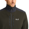 Jack Wolfskin COLD RIDGE JKT M Herren Fleecejacke Obsidian Moss – Detailansicht 4-ma125
