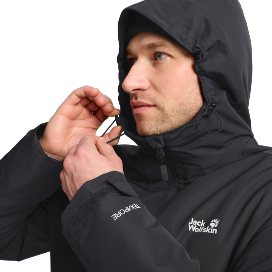 Jack Wolfskin STONETRAIL 2L INS Jacke Herren Black 4-ma125