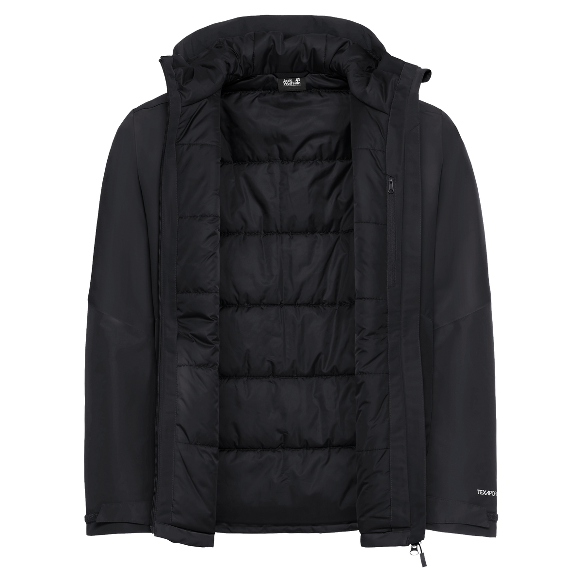 Jack Wolfskin STONETRAIL 2L INS Jacke Herren Black 9-a105