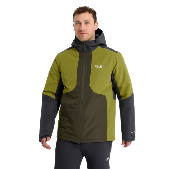 Jack Wolfskin STONETRAIL 2L INS Jacke Herren Khaki Green 1-ma100