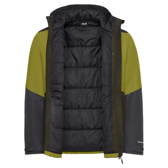 Jack Wolfskin STONETRAIL 2L INS Jacke Herren Khaki Green 9-a105
