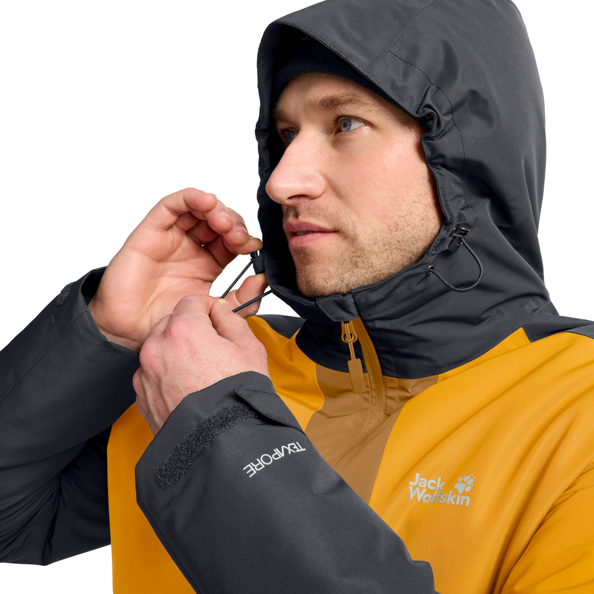 Jack Wolfskin STONETRAIL 2L INS Jacke Herren Burly Yellow JW 4-ma125