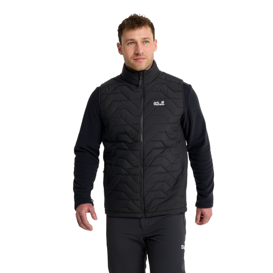 Jack Wolfskin FLEXTREK INS VEST M Black Studio vorne