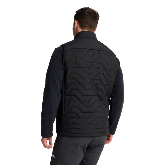 Jack Wolfskin FLEXTREK INS VEST M Black Studio hinten