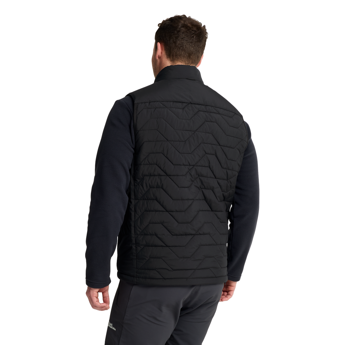 Jack Wolfskin FLEXTREK INS VEST M Black Studio hinten