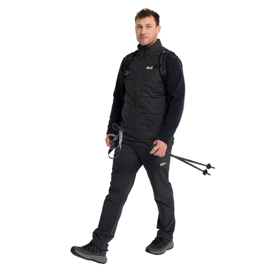 Jack Wolfskin FLEXTREK INS VEST M Black Studio